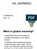 Реферат: Global Warming Essay Research Paper English 101October